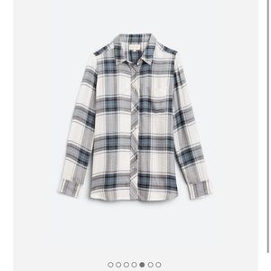 NWT Mello Day Amarah Flannel Button Down